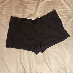 Black sleep shorts